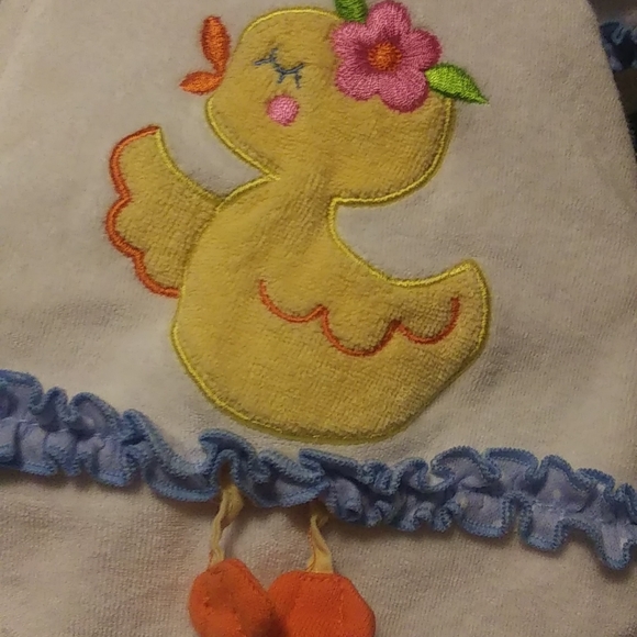 Vtg Hooded Bath Robe 24m - Picture 2 of 9